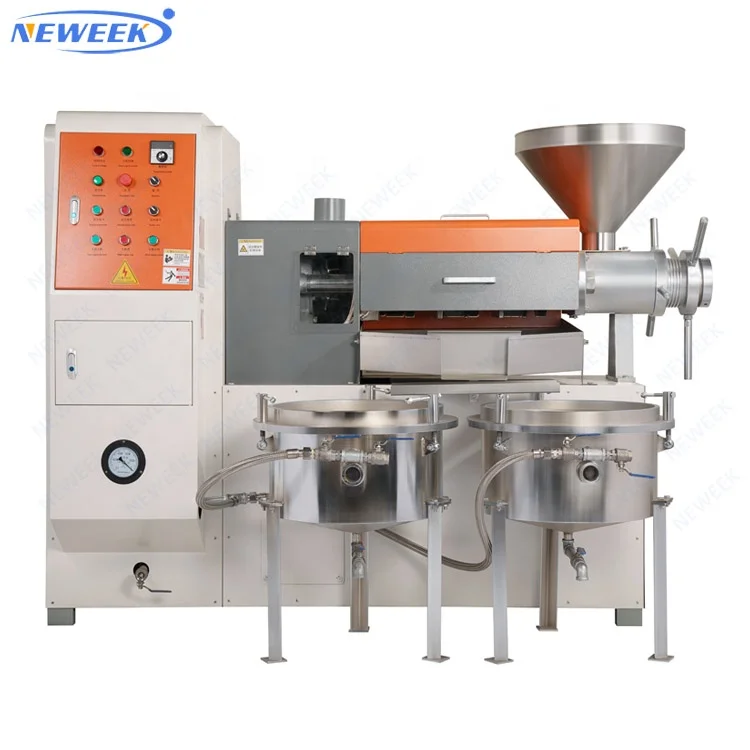 NEWEEK automatic cold hot press with oil filter oil expeller machine price soybean oil press machine