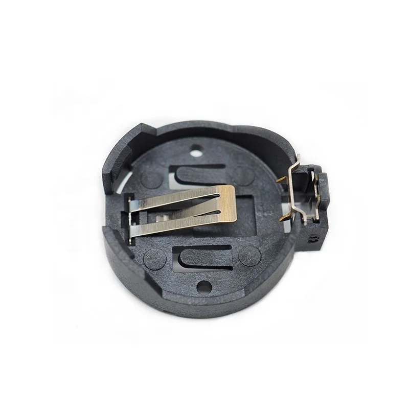 Anti-fall LCP Material 2032 Holder With PC Pin THM/DIP Type Coin Cell Holder