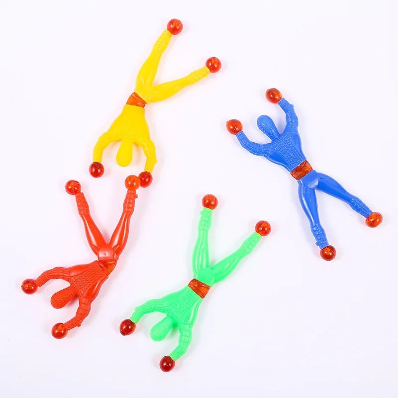Sticky Wall Climbing Men Novelty Gift Party Kids Children Spider Climbing wall man customized Climb Wall Sticky Palm Toys