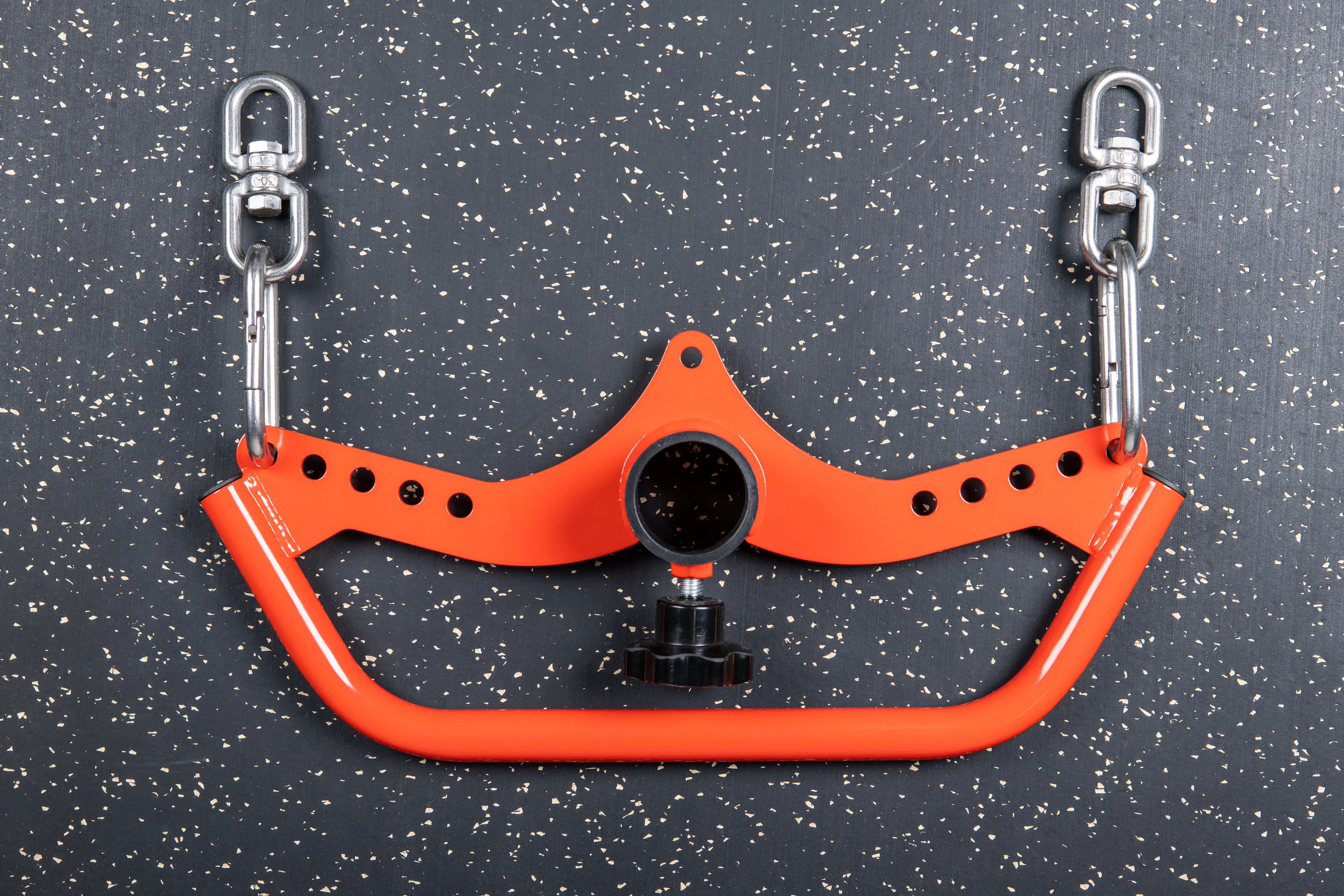 LDH - Gym Lat Pulldown Attachments Straight Pull Down Bar Double D Row Handle V-Shaped Cable Machine Attachment