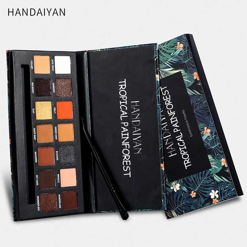 Good Quality 14 Color Pearlescent Mixed Colorful Matte Eyeshadow 14 Color Eyeshadow Palette