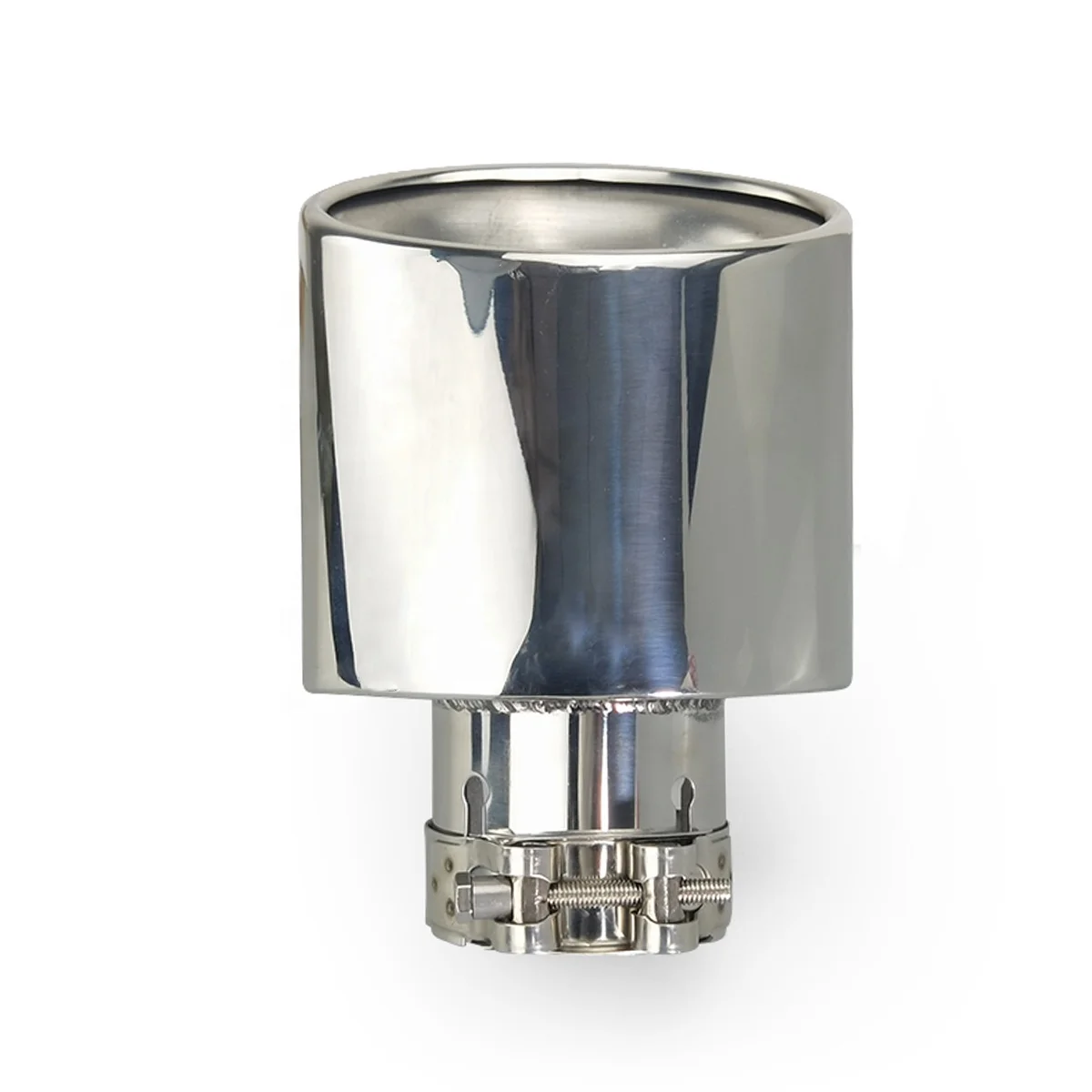 1 Piece Car Exhaust tips Muffler Stainless Steel Pipe for Mercedes Benz W204 AMG C63 C65 modify