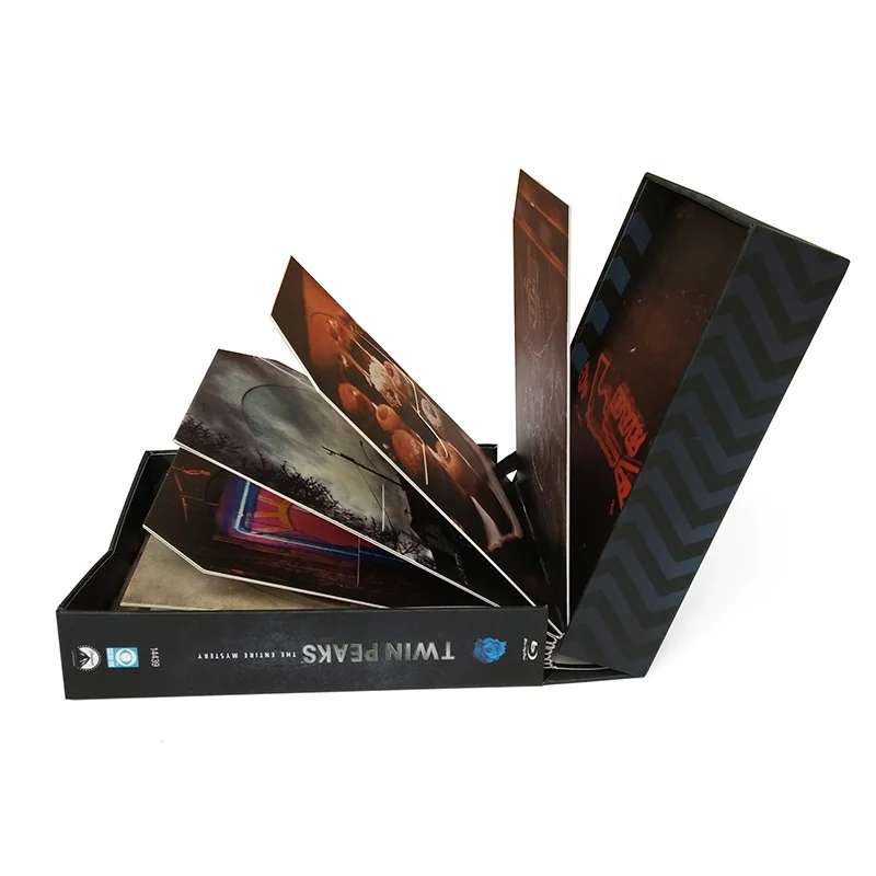 High quality custom logo oem accept luxury photo album box set cd gift packaging