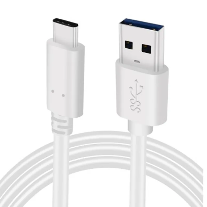 PD60W type c to usb cable high quality pvc data cable usb 1m 2m black fast charging cable compatible with type c devices