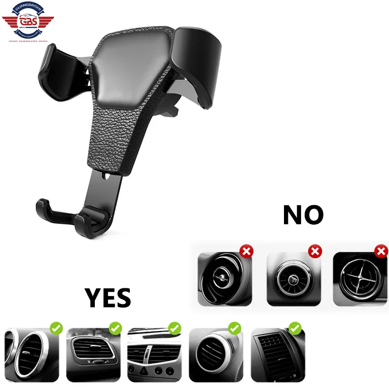 High sell good quality cheap car bracket air outlet  gravity mobile phone holder for car