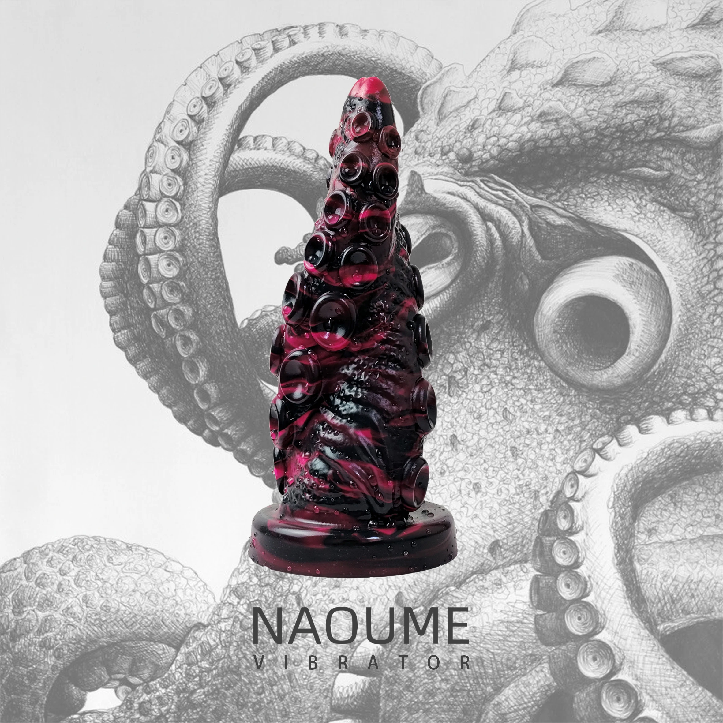 Wholesale New Arrival Liquid Silicone Large Suction Cup Anal Butt Plug Monster Dildo Anal Toys