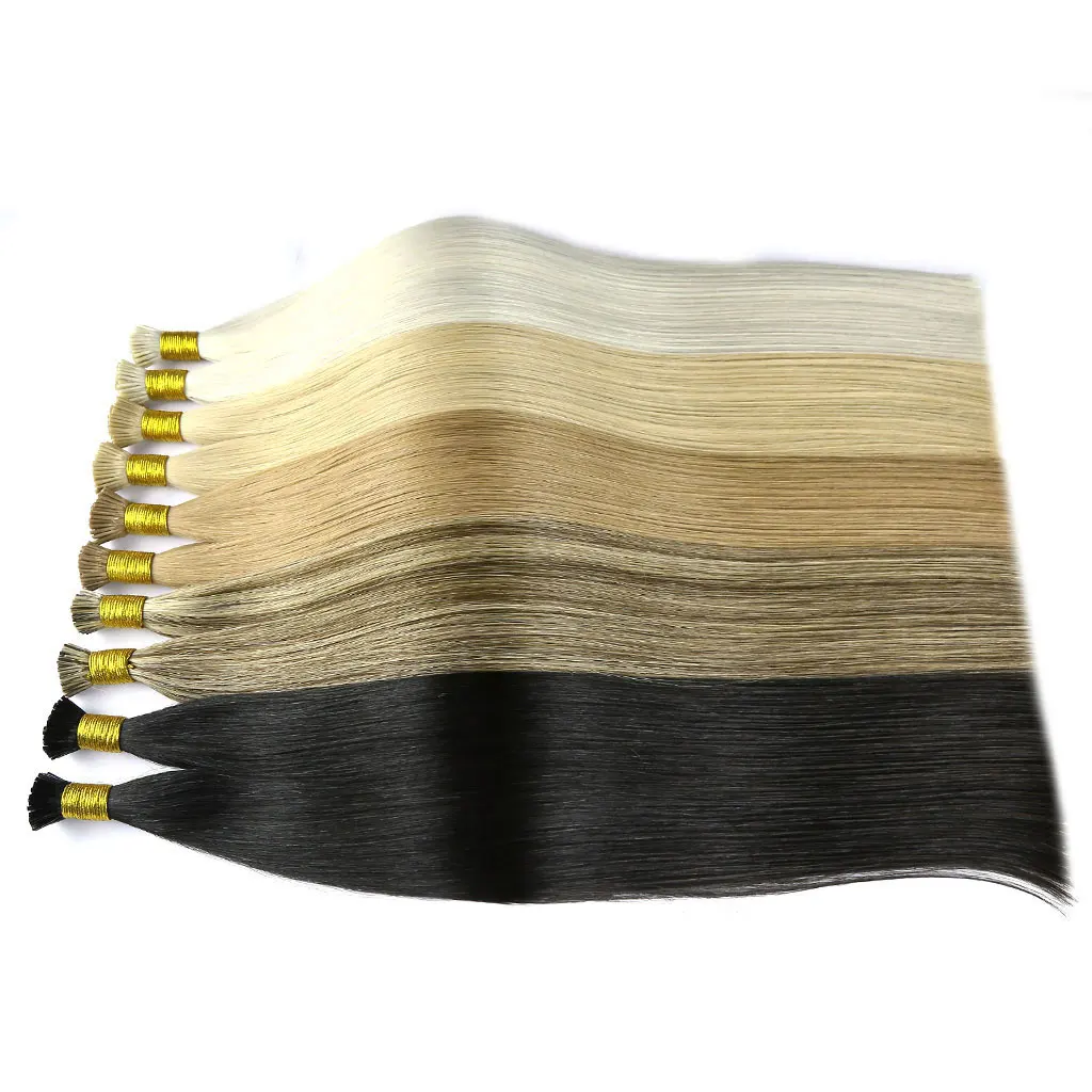 Оптовая продажа, двойная вытянута для наращивания волос