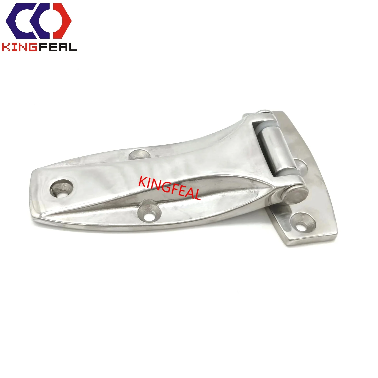 Zinc alloy/304 stainless steel load-bearing micro-damping paperback hinge for large equipment container truck tail door hinge