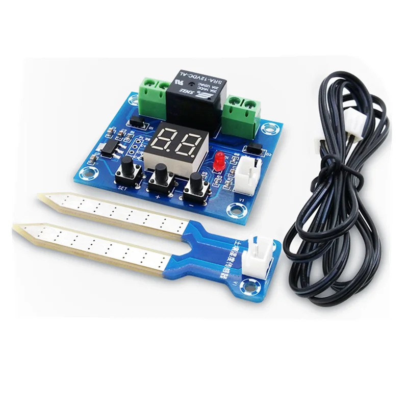 RDS Electronics- XH-M214 Soil Moisture Module Digital Display Soil Sensor Humidity Controller board