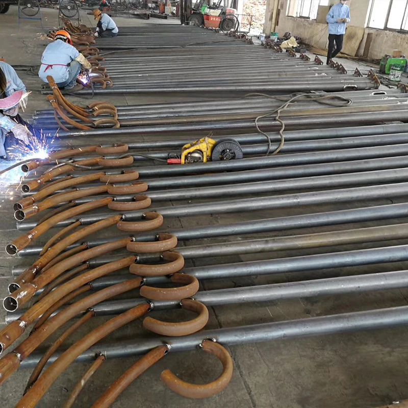 BAORUN China manufacturers outdoor 5m 6m 7m 8m 9m 10m 11m 12m height street light poles