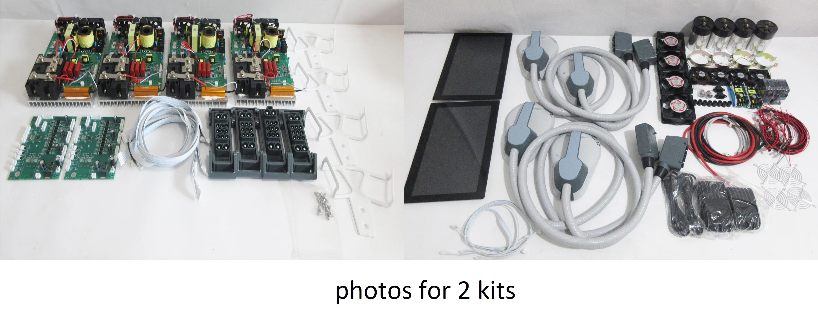 EMS kit 10.4 inch screen 18.5 inch with 2 handles 110V/220V without machine shell 2 hand pieces spare parts EMS power supply