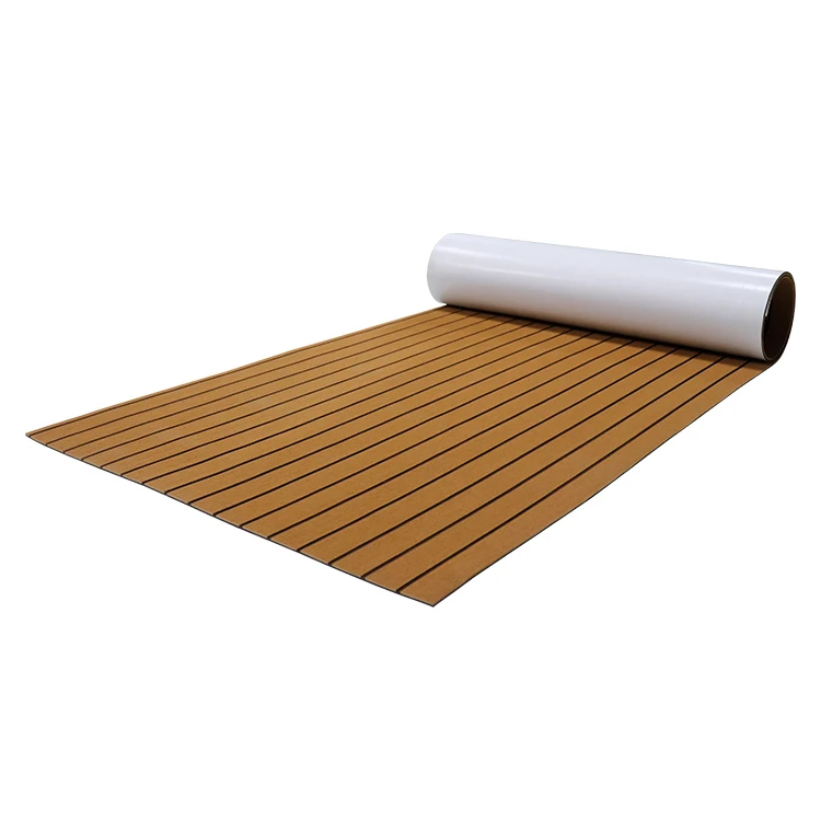 Wavefun High quality Non-slip Floor Mats Faux Teak Boat Yacht  Eva Foam Marine Foam Deck Pad