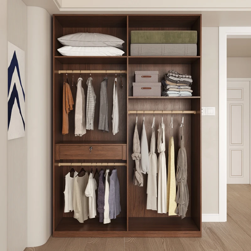 YuanChang custom wardrobe closet combination classic wardrobe bedroom furniture sliding cloth cabinet wardrobe