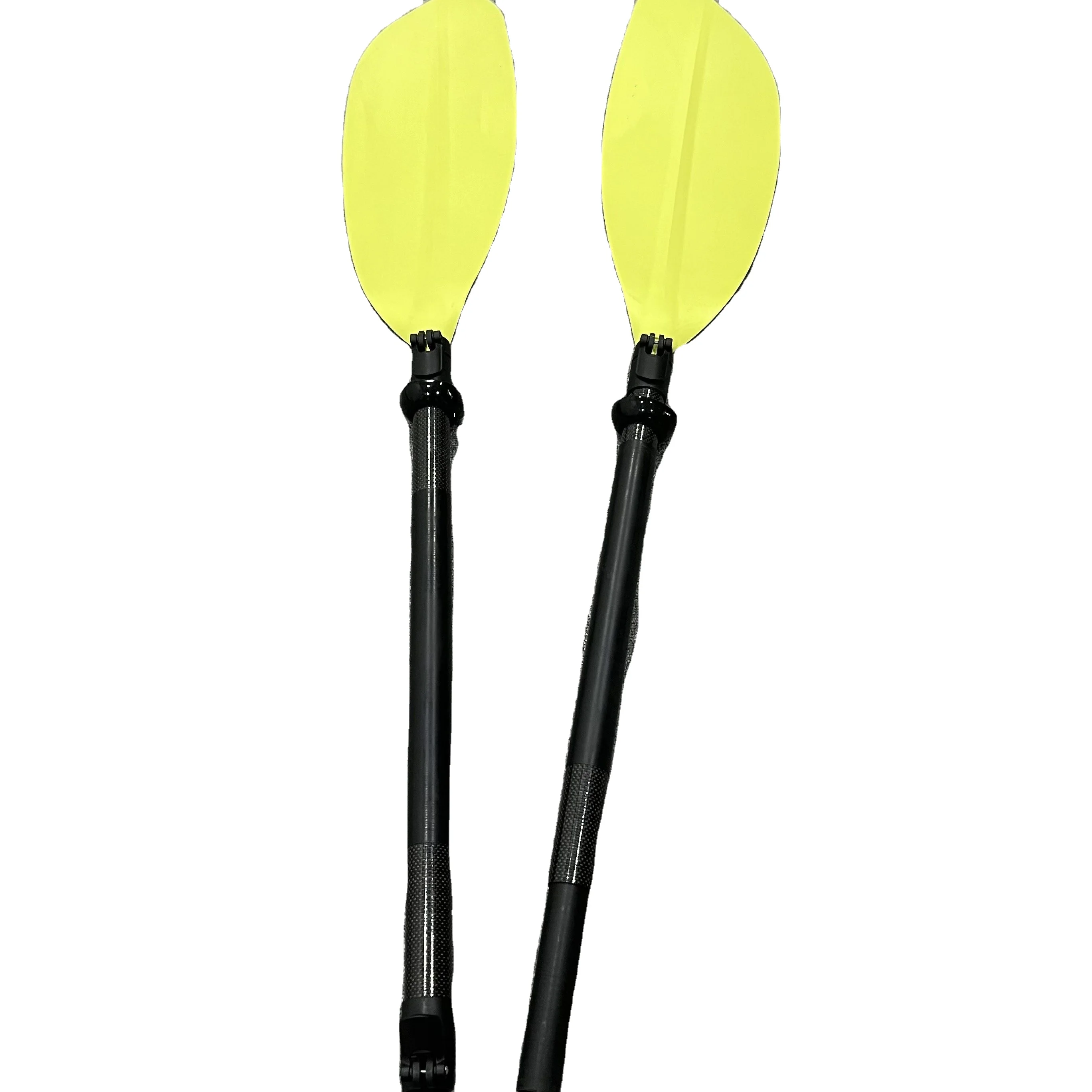 4 pieces carbon fiber shaft fiberglass shaft plastic blade light weight adjustable kayak paddle