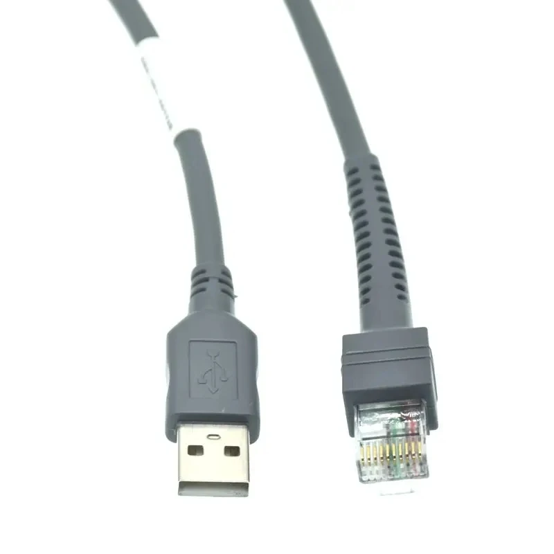 LS2208 Scan gun data cable usb RJ48 RJ50 interface scanning device cable suitable for Zebra Xunbao Motorola Honeywell Delijie