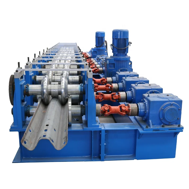 Custom Two and Three Waves Crash Barrier Robust High Way Guard Rail Cold Roll Forming Machine