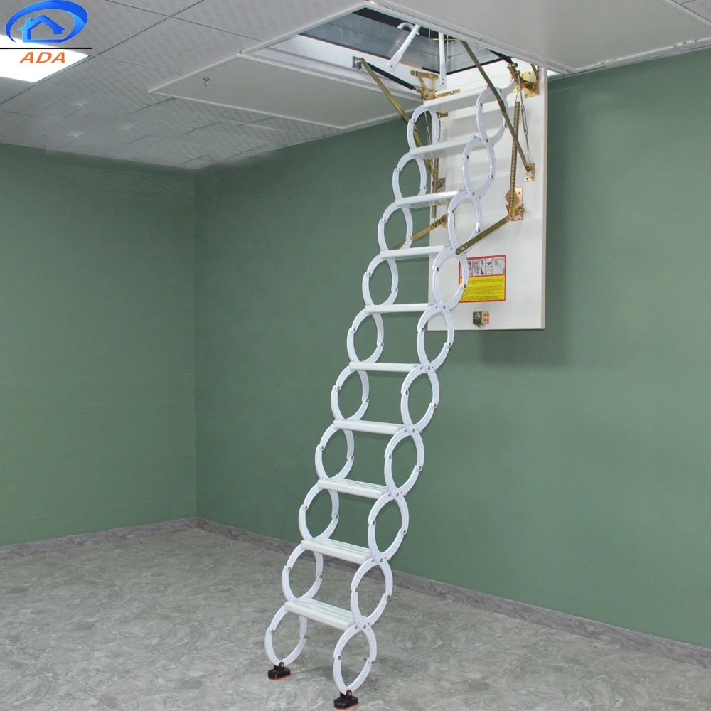 Factory Direct Hot Sale Customized Retractable Attic Pull Down Ladder