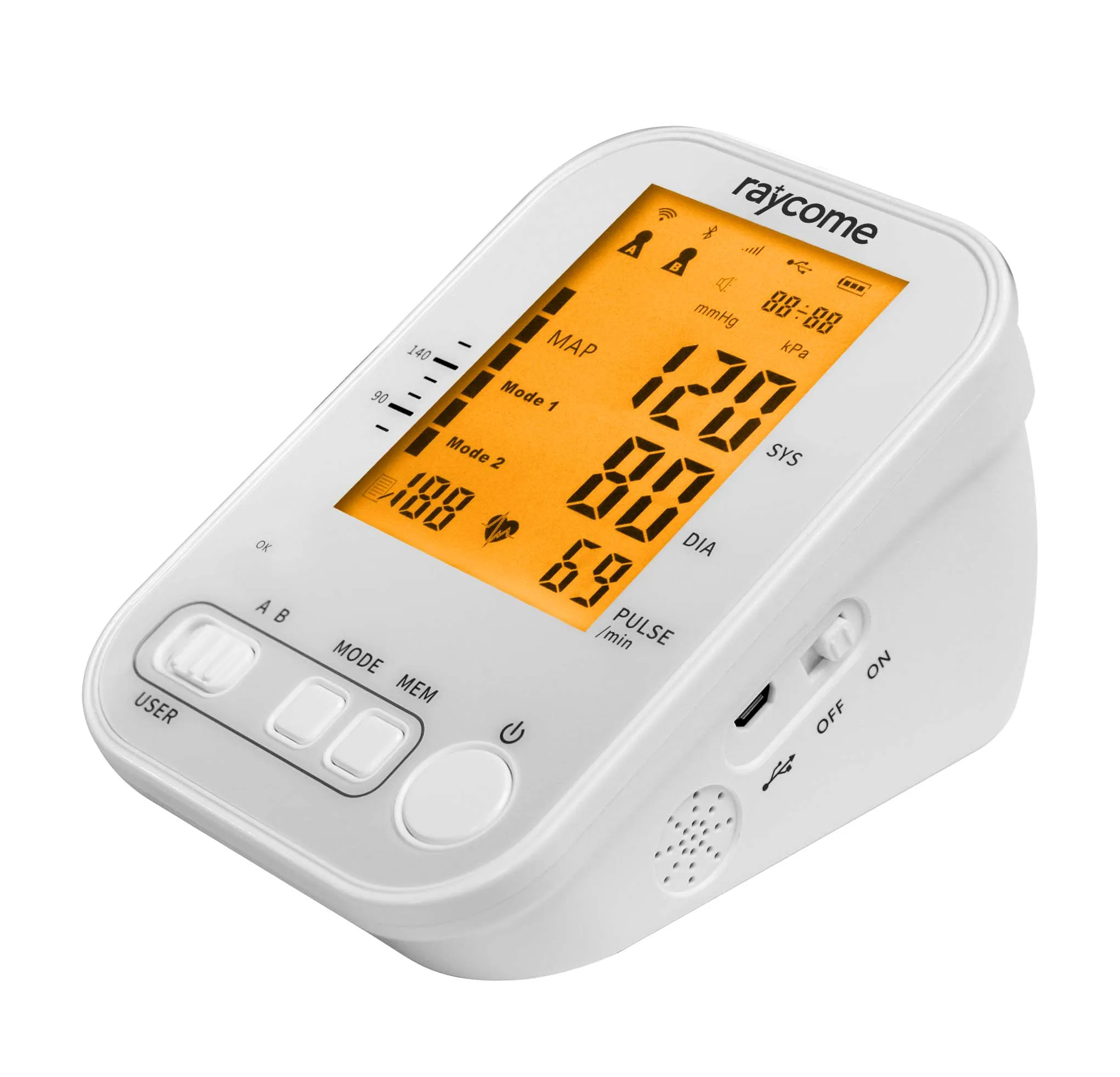 
Automatic Rechargeable Pulse wave Blood Pressure Meter 