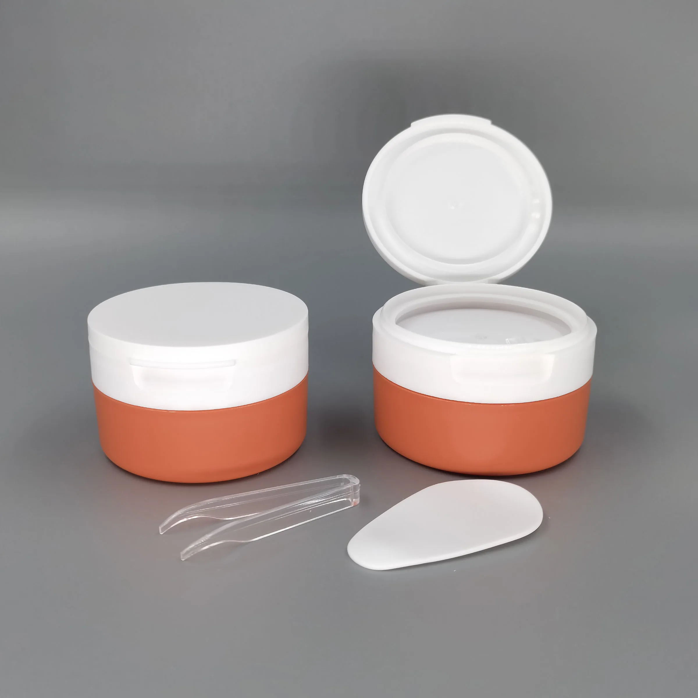 New Cosmetic 30ml 50ml 80ml Nail Gel Jar Nail Art Glue Nail Oil UV Gel Jar Box Container Bottle Sample Bottle Double Wall PP Jar