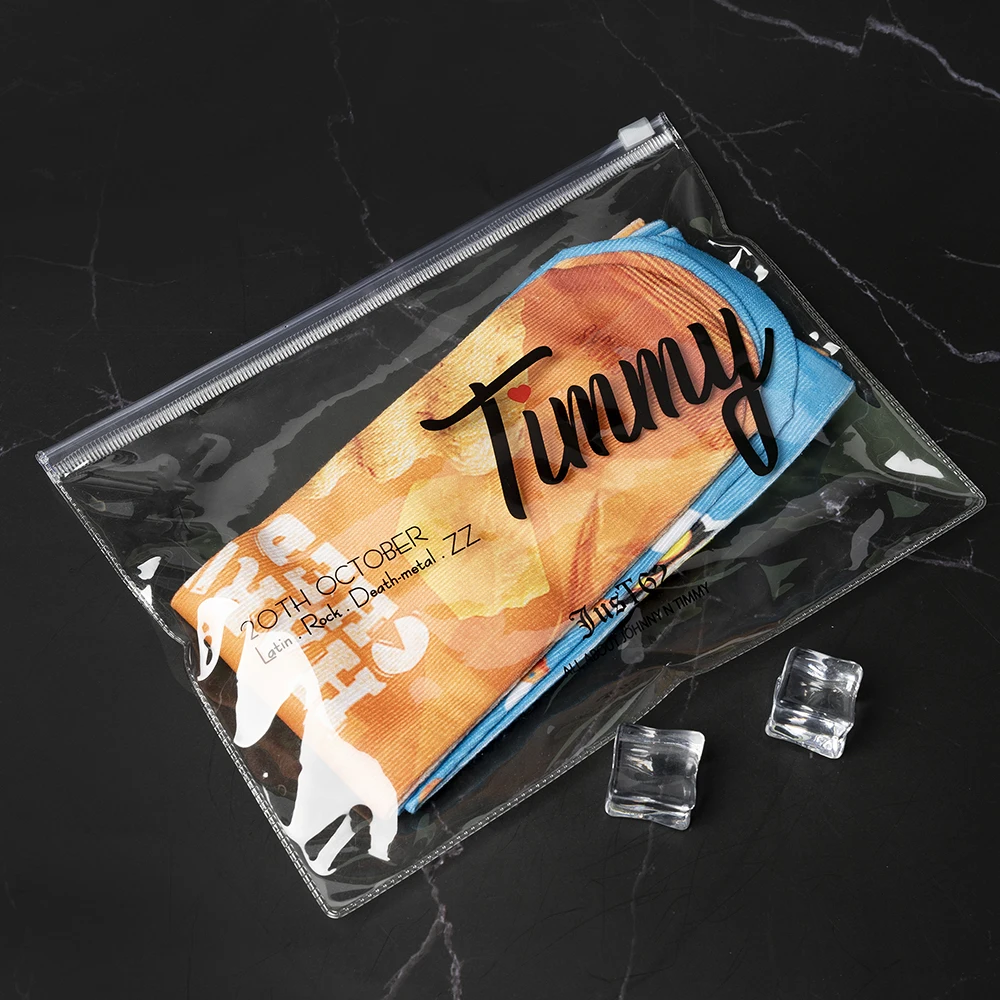 High Quality Hot Sale Zip Lock Bag Custom Design Recyclable Frosted and Transparent Bags With Logo