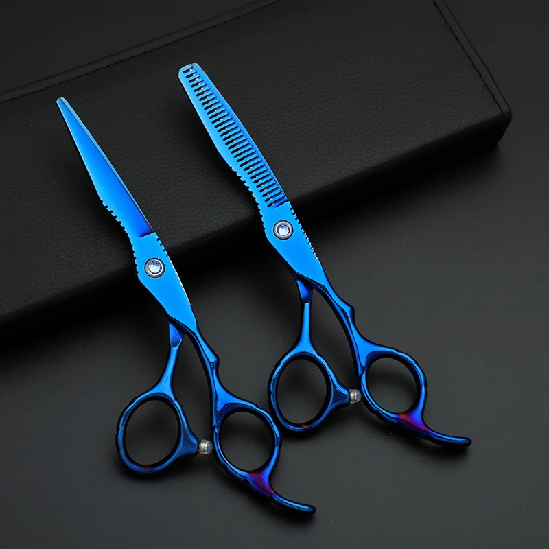 F99 Professional 6-Inch Straight Blade Hair Cutting Scissors High Quality Razor for Beauty Use
