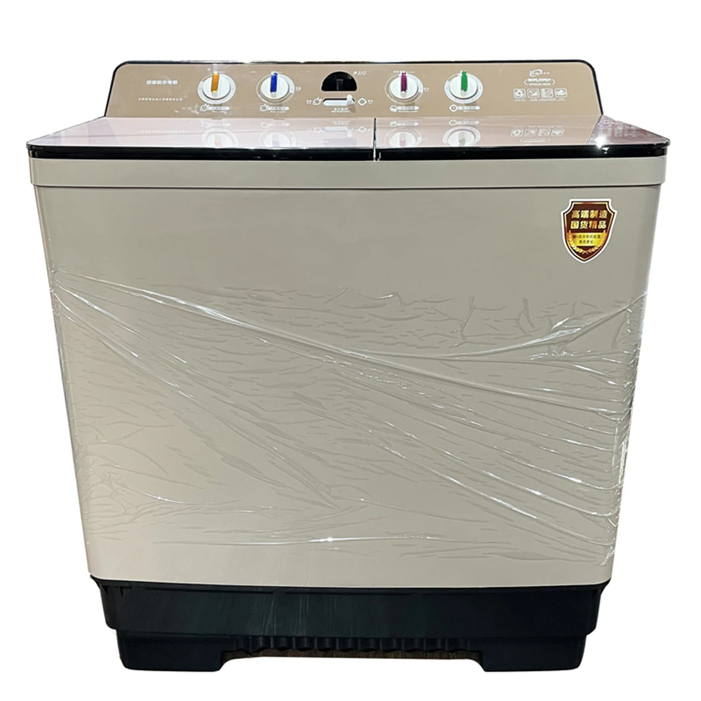 23 кг 2021 продажа как Горячие торты закаленное стекло панель Топ открытый большой емкости стиральная машина Двойная Ванна полуавтоматическая