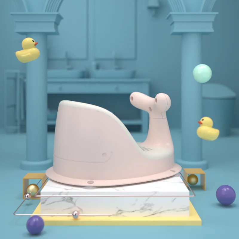 Baby Care Shower Bath Bathing Bathtub PP+TPE plastic Thick Safety soft seat for baby