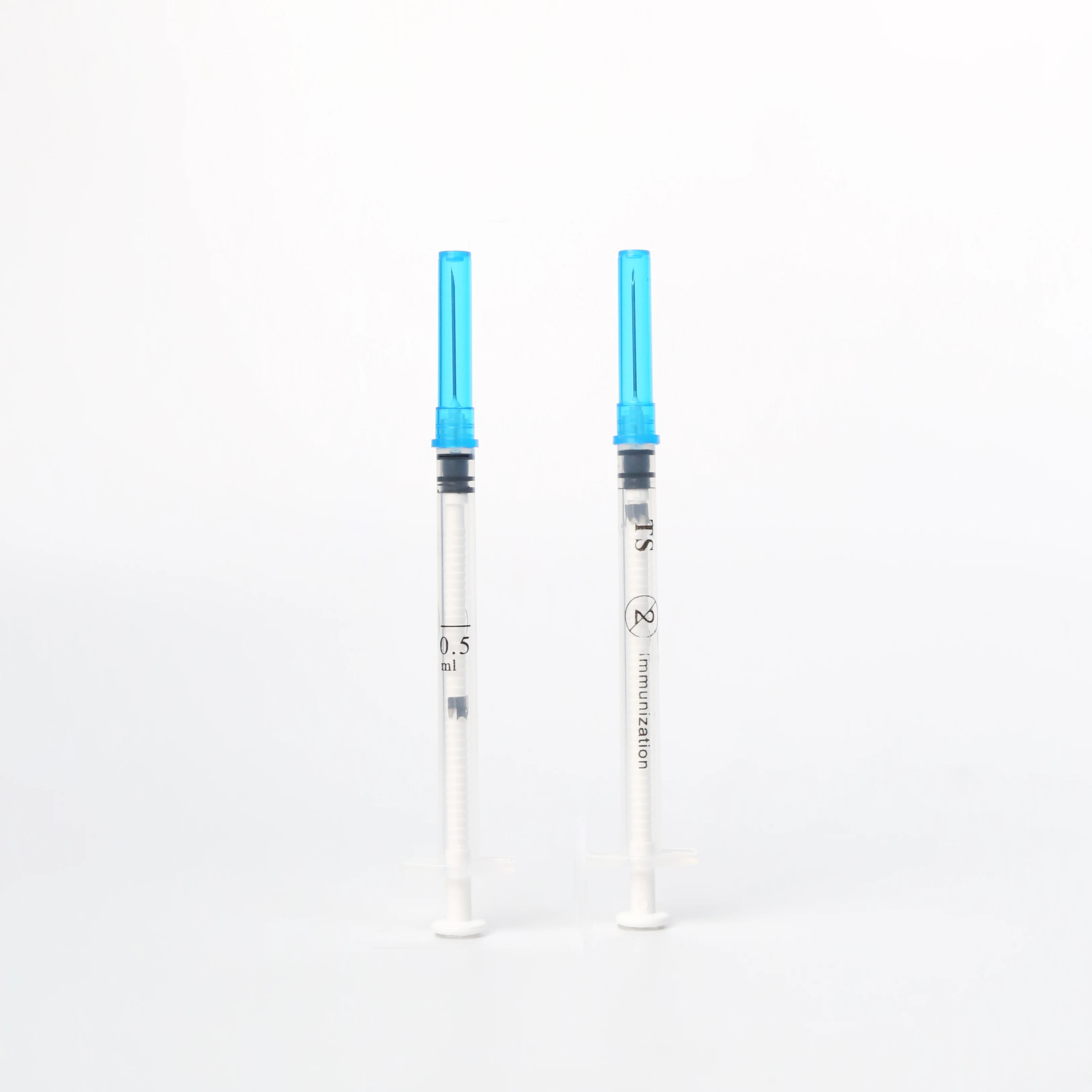 2ml 3ml 5ml 10ml 20ml plastic medical vaccine syringe disposable sterile safety syringe with needle