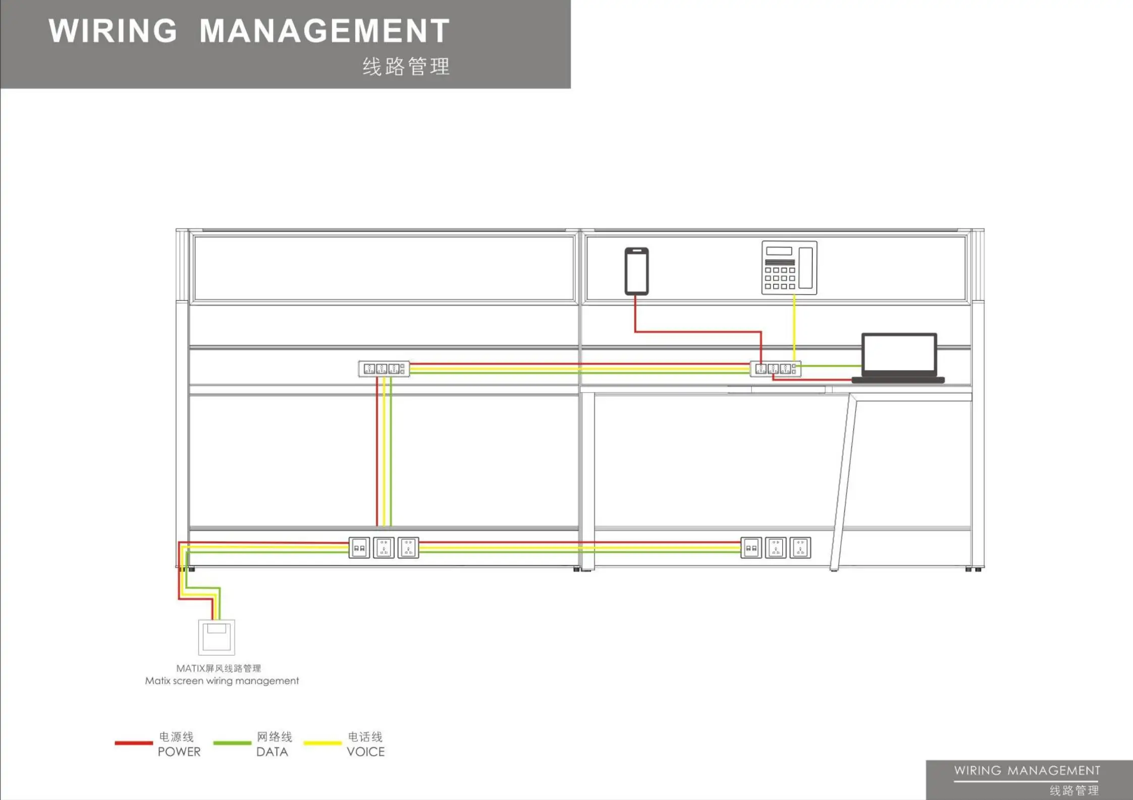 computer table  desk  office furniture servers and laptop workstation