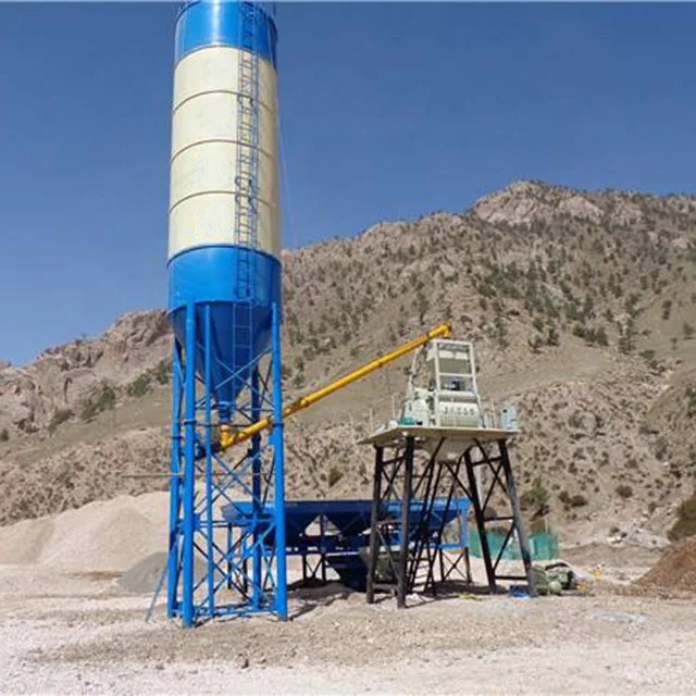 Factory direct sales HZS25 small mobile affordable concrete batching plant