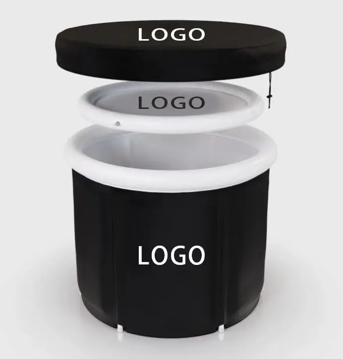 2023 индивидуального размера надувная Ледяная Ванна полиэфирная ткань для ледяной ванны портативная ледяная баня для продажи