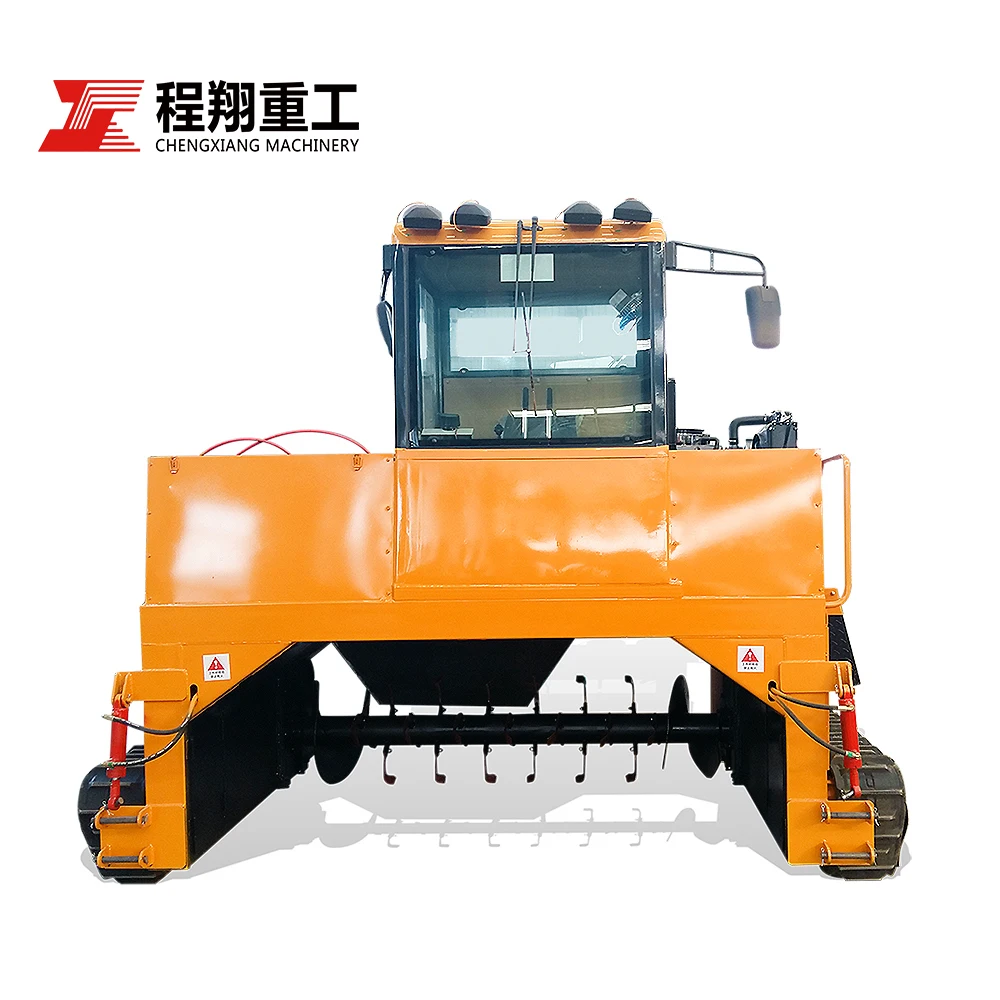 Сельскохозяйственное оборудование для компостирования удобрений, дорожка для переворачивания, компостная машина хорошего качества