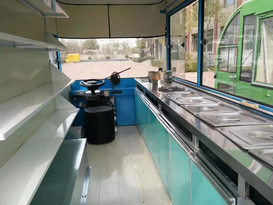 Multifunctional mobile on site processing  fast food truck street view food truck food truck for sale europe