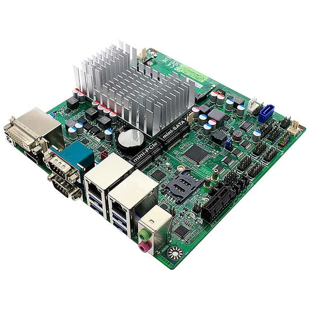 For Jetway NF596 Mini-ITX Industrial Motherboard Intel Celeron Braswell N3160/3150 SoC Processor Support HDI, DVI-D, LVDS