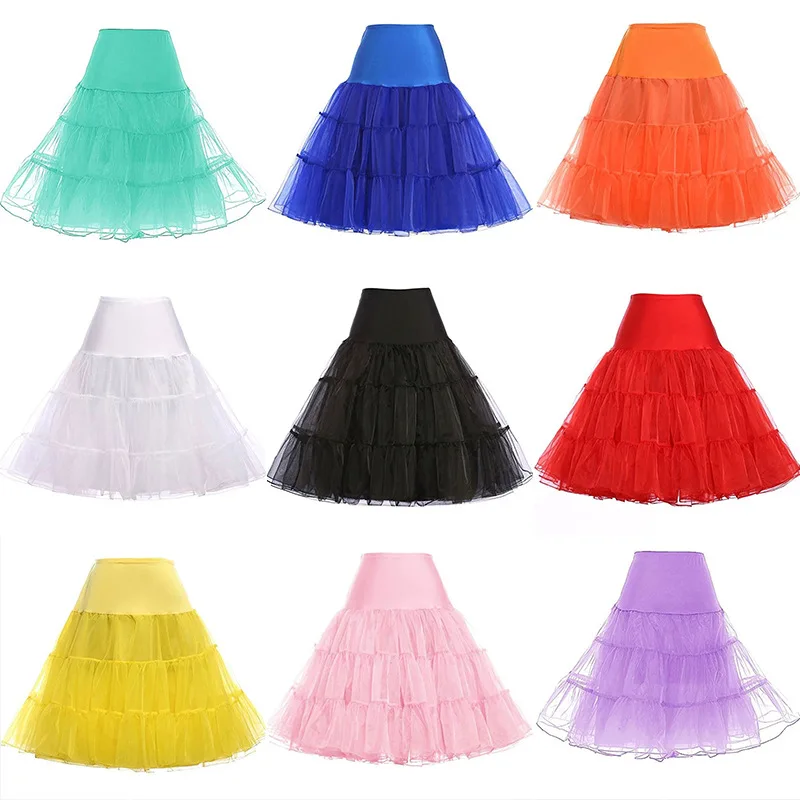 Factory Direct Women Vintage Underkirts Tutu Crinoline Petticoat Adult Tutu Dress
