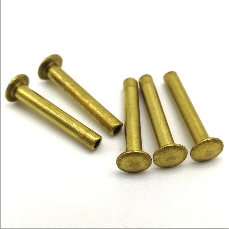 DIN7338 Stainless steel/Aluminum/Copper/Steel semi tubular/hollow rivets (1600058233963)