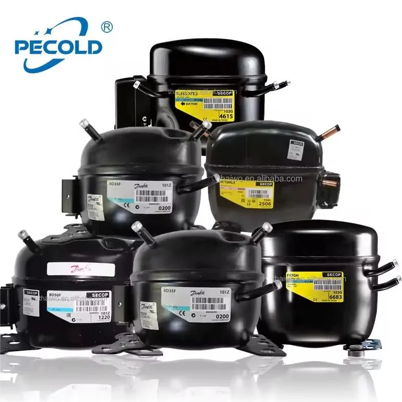 12v R600a Fridge Refrigerator Compressors Scrap R134 220v Qdzh35g Qd91y Ws103yv Wansheng Refrigerator R600a Compressor