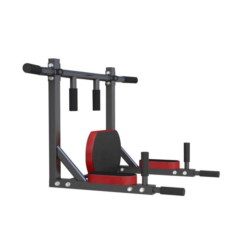 Indoor Home Gym All In One Wall Mounted Dip Station Chin Up Bar Power Tower Pull Up Bar