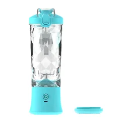 6 Blades Juicer Cup 600ml USB Rechargeable Smoothie Fresh Juicer Blender Mini Portable Wireless Juicers