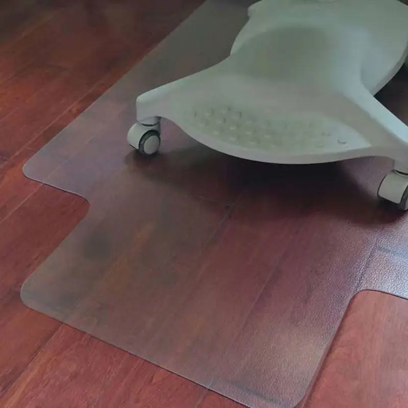 Заводская поставка, прозрачные 2021 виниловые коврики для офисных стульев из твердой древесины