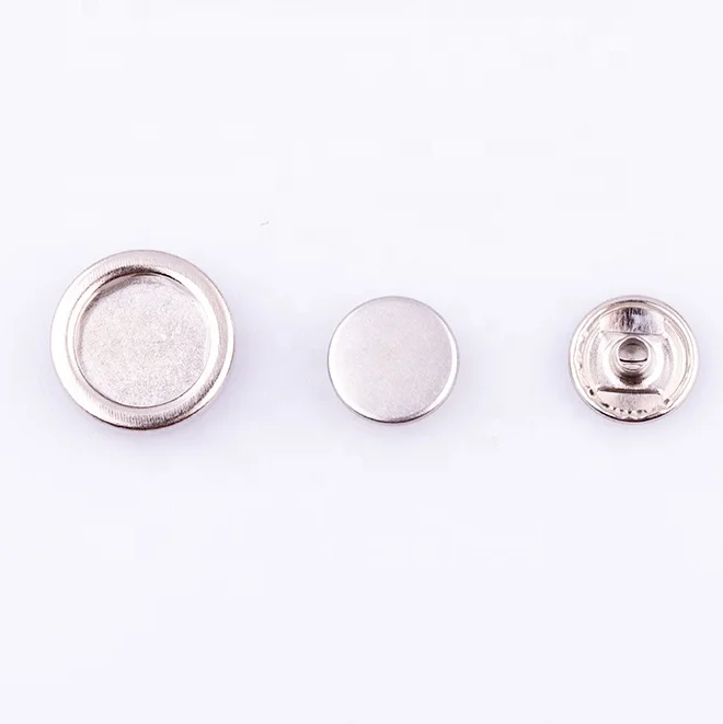Press Snaps Fastener Custom Flat Cap Snap Button Charms 18mm Buttons Metal Zinc Alloy Round Nickel-free Eco-friendly Flatback