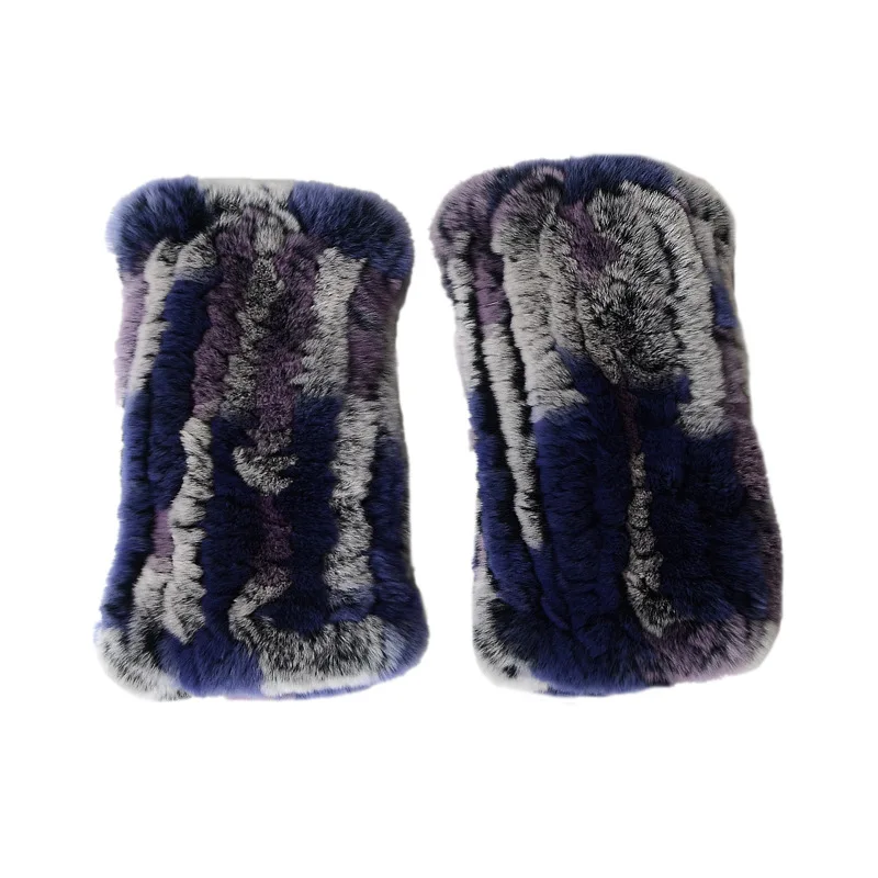 real rabbit fur texting gloves lady half-finger fur gloves for women rex rabbit fur fingerless  gloves