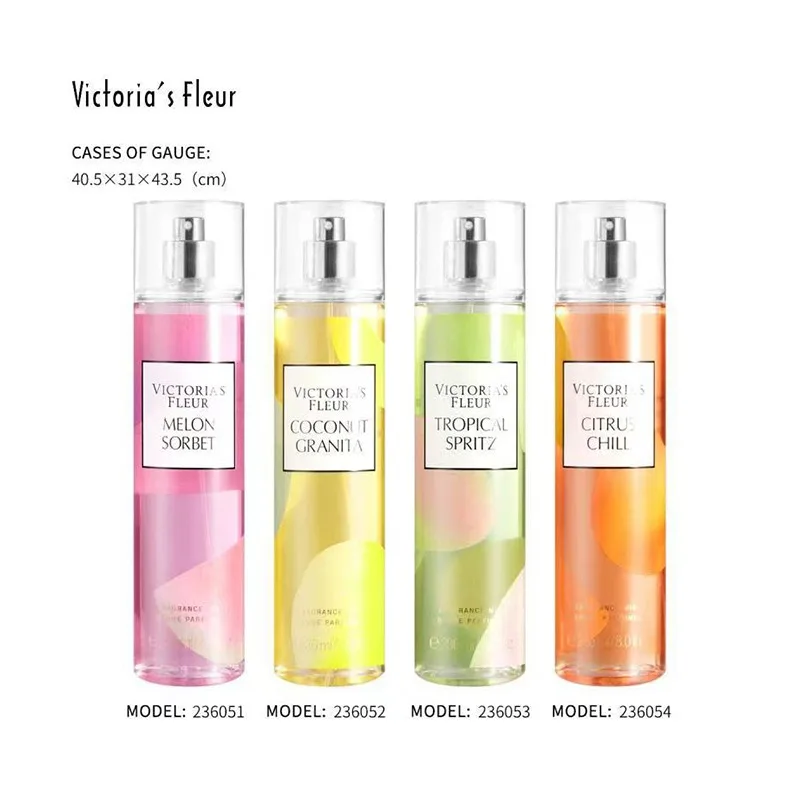 Light Fragrance Body Spray With Light Floral Fruity Notes And Citrus Flowers Women Body Long Lasting Spray Perfume bottles