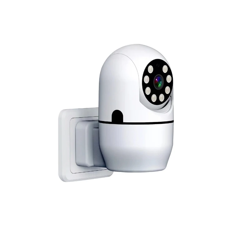 Indoor 2MP Yoosee APP Voice Alarms Smart Plug Wifi Security 360 PTZ CCTV Network Light Bulb Camera