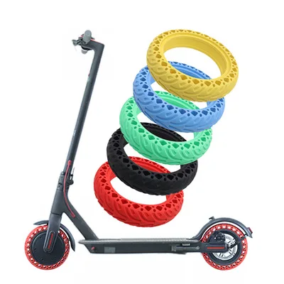 8.5 Inch Honeycomb Solid Tire Rubber Tyre For Xiaomi M365 PRO/PRO2 Durable Colorful Scooter Tire