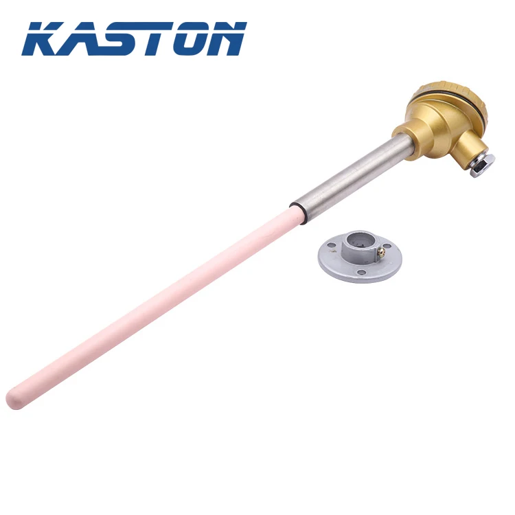 wholesale pt Rt high temperature sensors s type fixed flange thermocouple for industrial