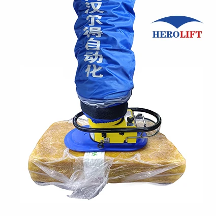 Hot sale Vacuum tube Lifter for 10-300kg rubber,sacks,cardboard boxes,wooden sheets with Lifting jib crane