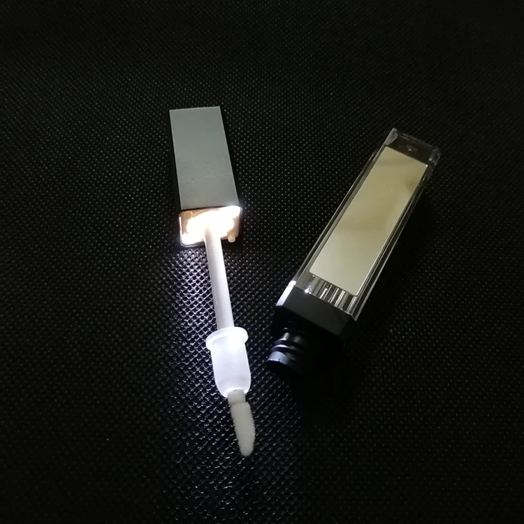 
vendor led lip blam packaging makeup crystal with wands with mirror lip gloss tube 