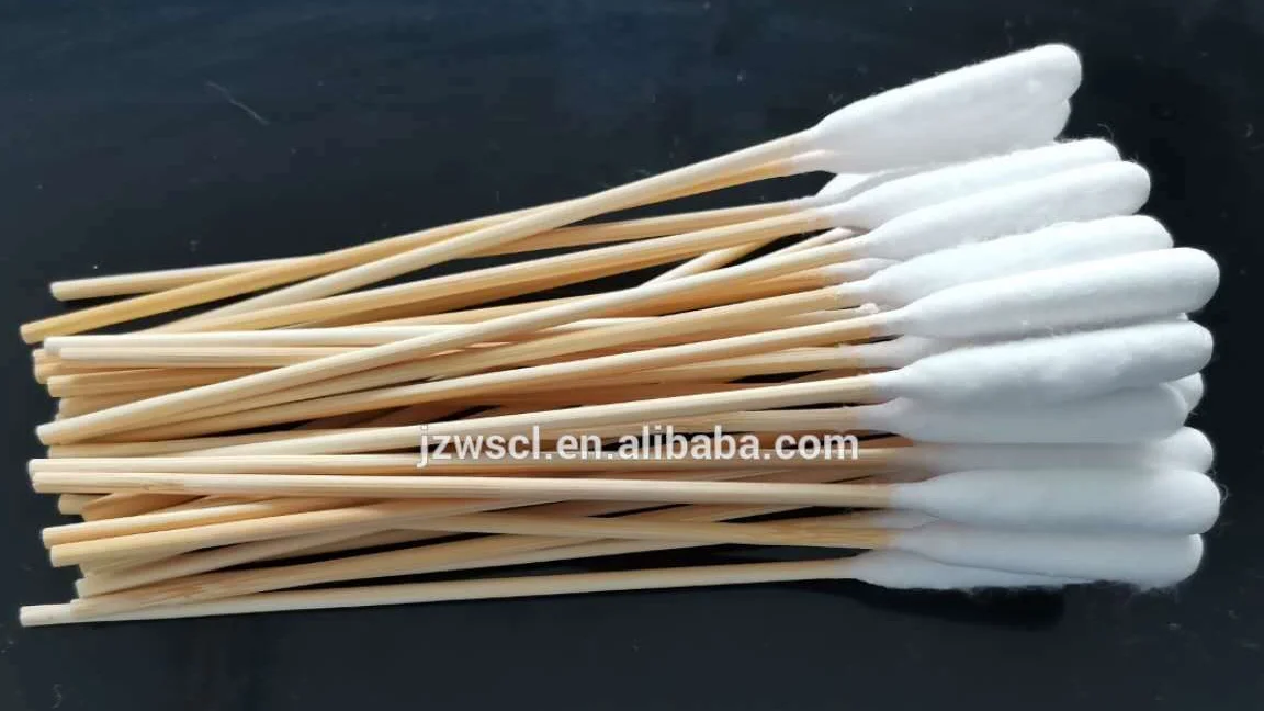 100% Natural Cotton Material Made Cotton Swab For Pets