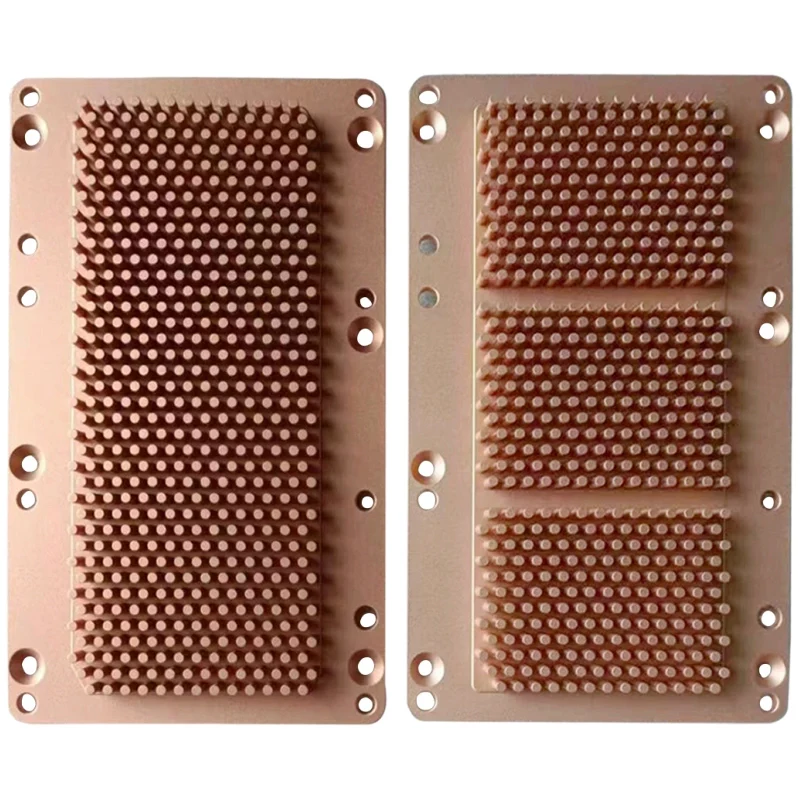 Custom High Quality Copper Pin Fin Heat sink Raspberry pi Clip Heatsink Dense Stacked Heatsink